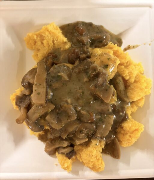 Funghi con polenta