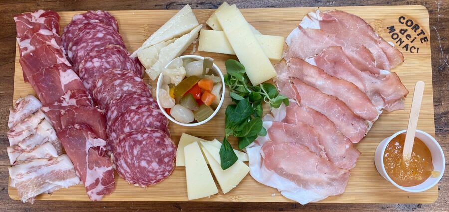 Affettati misti + Formaggi + Gnocco + Giardiniera (X2 pers.)
